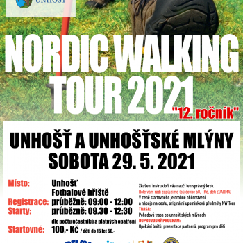 Nordic Walking Tour Unhošť 2021